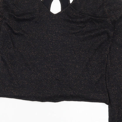 Womens UK Size 10 Amaryllis Black Pullover Jumper