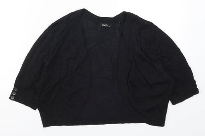 Womens UK Size M M&Co Black Cardigan Jumper