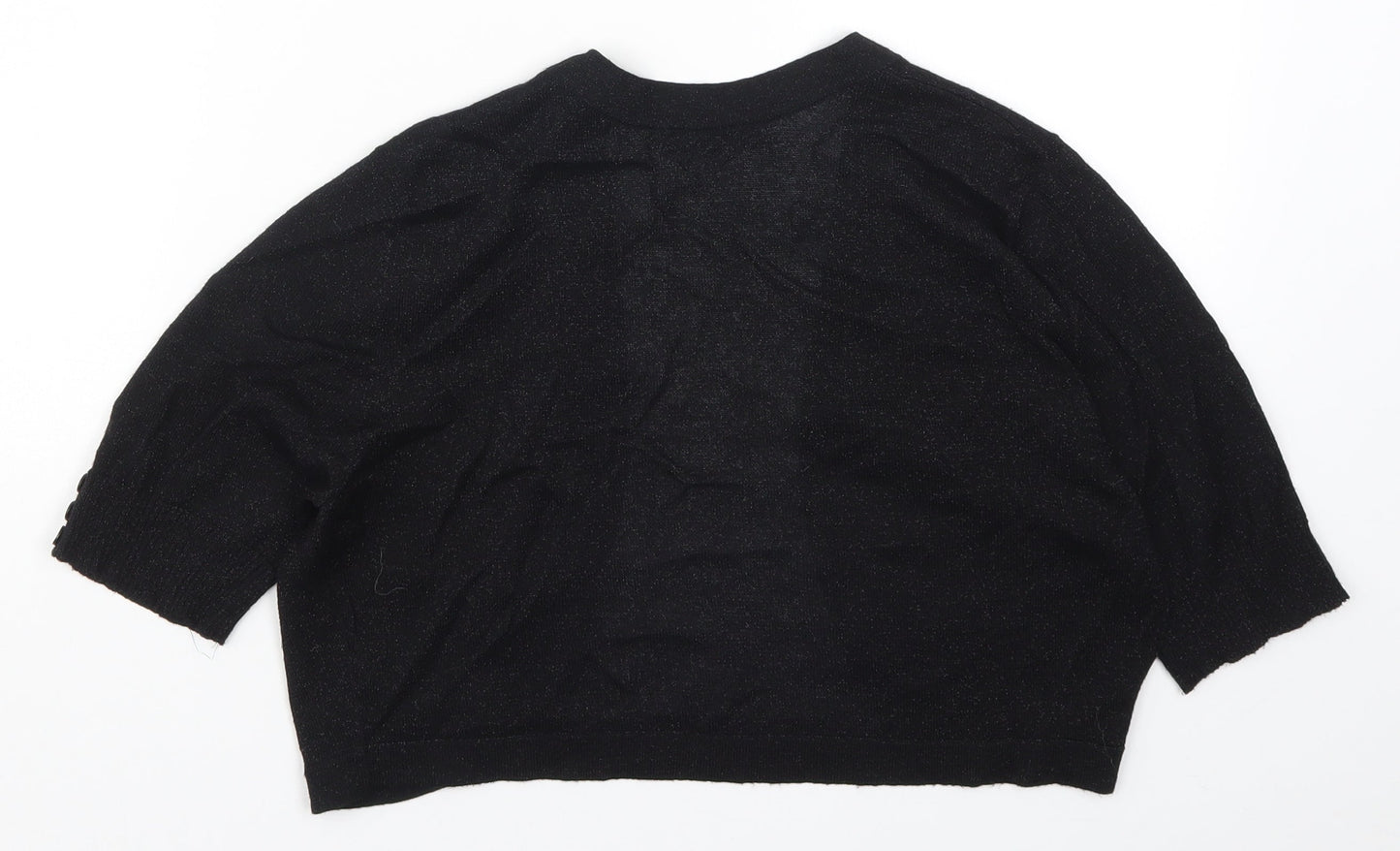 Womens UK Size M M&Co Black Cardigan Jumper