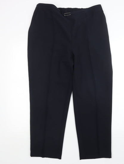 Womens UK Size 18 slimma Regular Fit  Blue Trousers