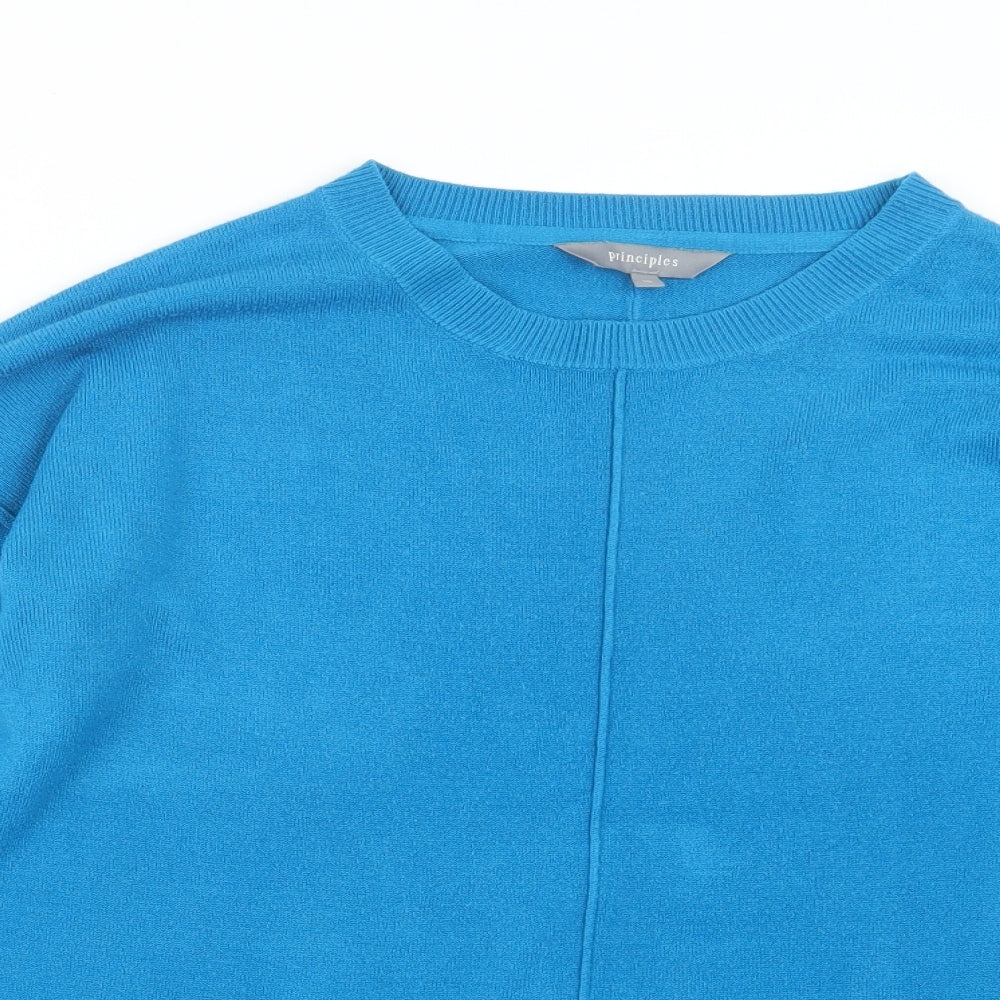 Womens UK Size 10 Principles Blue Pullover Jumper