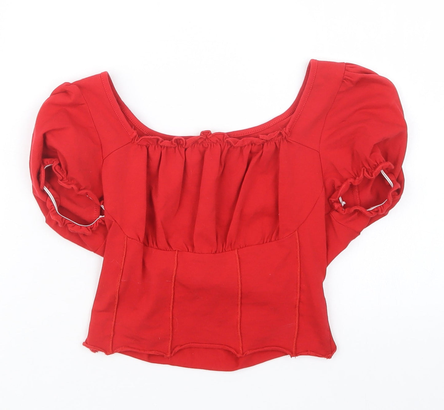 SheIn Womens Red   Cropped T-Shirt Size XS