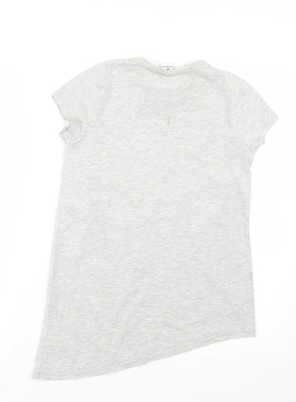 George Girls Grey   Basic T-Shirt Size 11-12 Years  - Wonder Woman