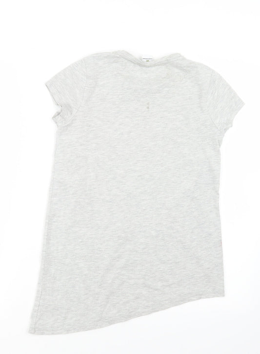George Girls Grey   Basic T-Shirt Size 11-12 Years  - Wonder Woman