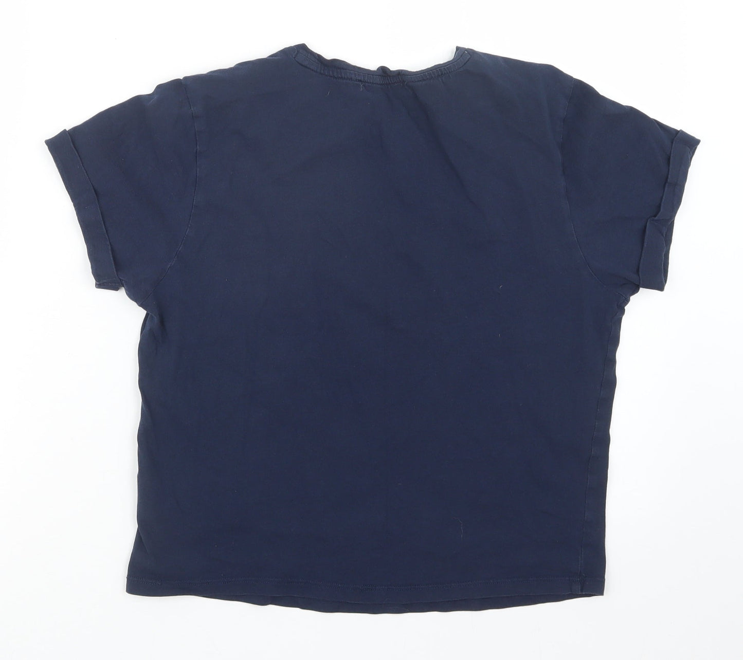 New Look Girls Blue Geometric  Top Pyjama Top Size M