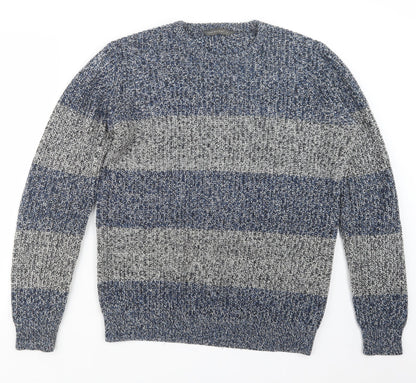 Cedar Wood State Mens Blue  Knit Pullover Jumper Size M