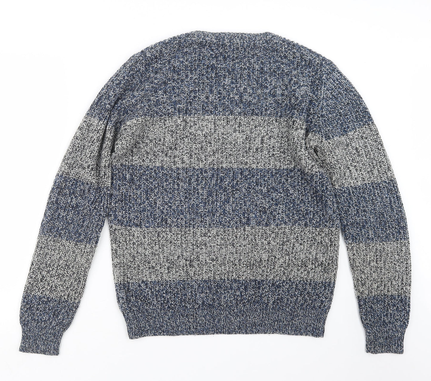 Cedar Wood State Mens Blue  Knit Pullover Jumper Size M