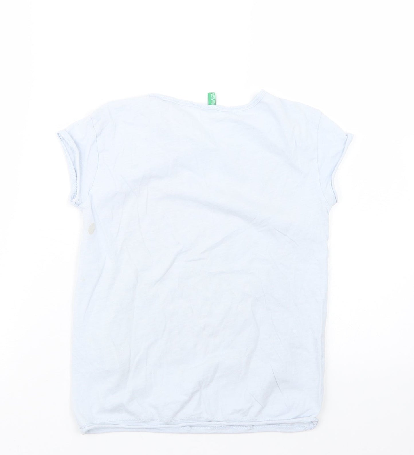 United Colors of Benetton Boys Blue   Basic T-Shirt Size 8-9 Years