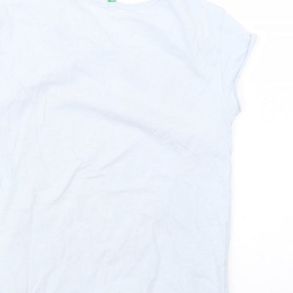 United Colors of Benetton Boys Blue   Basic T-Shirt Size 8-9 Years