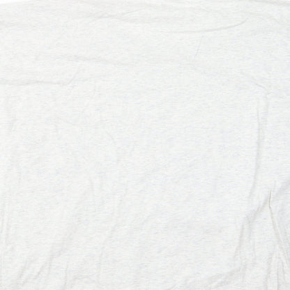 Brand and care label for thought women’s grey geometric top pyjama top, size S