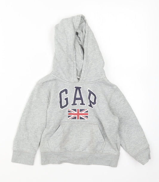 Gap Boys Grey   Pullover Hoodie Size 3 Years