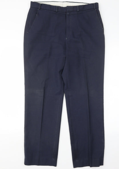 Mens UK Size 34 in Canda Regular Fit  Blue Trousers