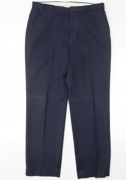 Mens UK Size 34 in Canda Regular Fit  Blue Trousers