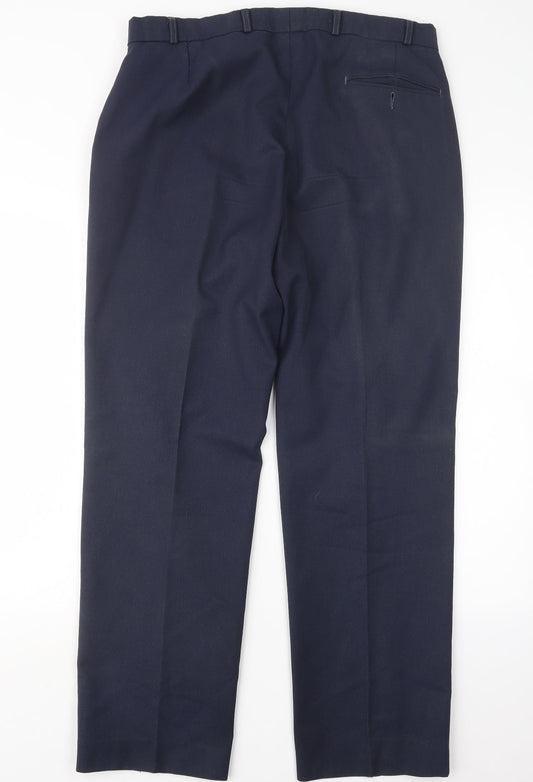 Mens UK Size 34 in Canda Regular Fit  Blue Trousers