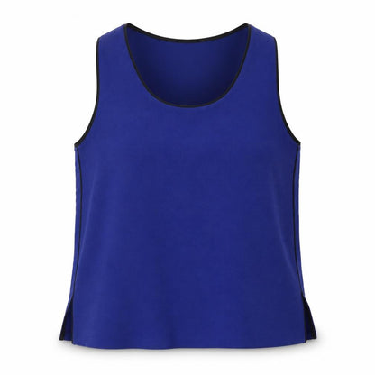 Womens UK Size L Mango Blue Basic Blouse