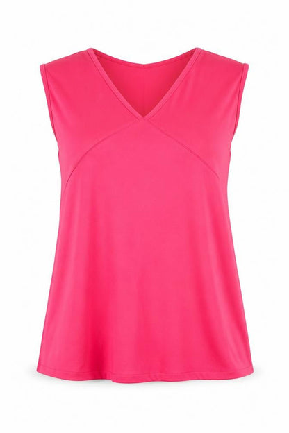 Womens UK Size L Mango Pink Basic Blouse