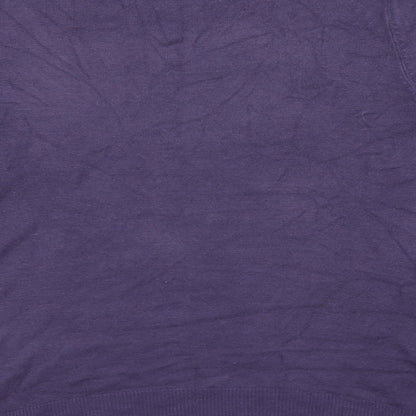 BHS Womens Purple  Knit Pullover Jumper Size 16