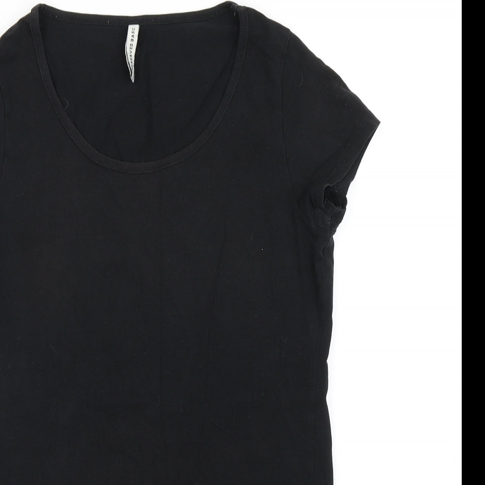 Reserved Basic Womens Black   Basic T-Shirt Size S