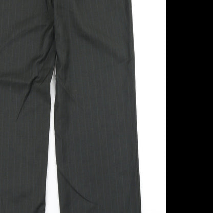 Womens UK Size 14 Klass Regular Fit Dress Pants Green Trousers