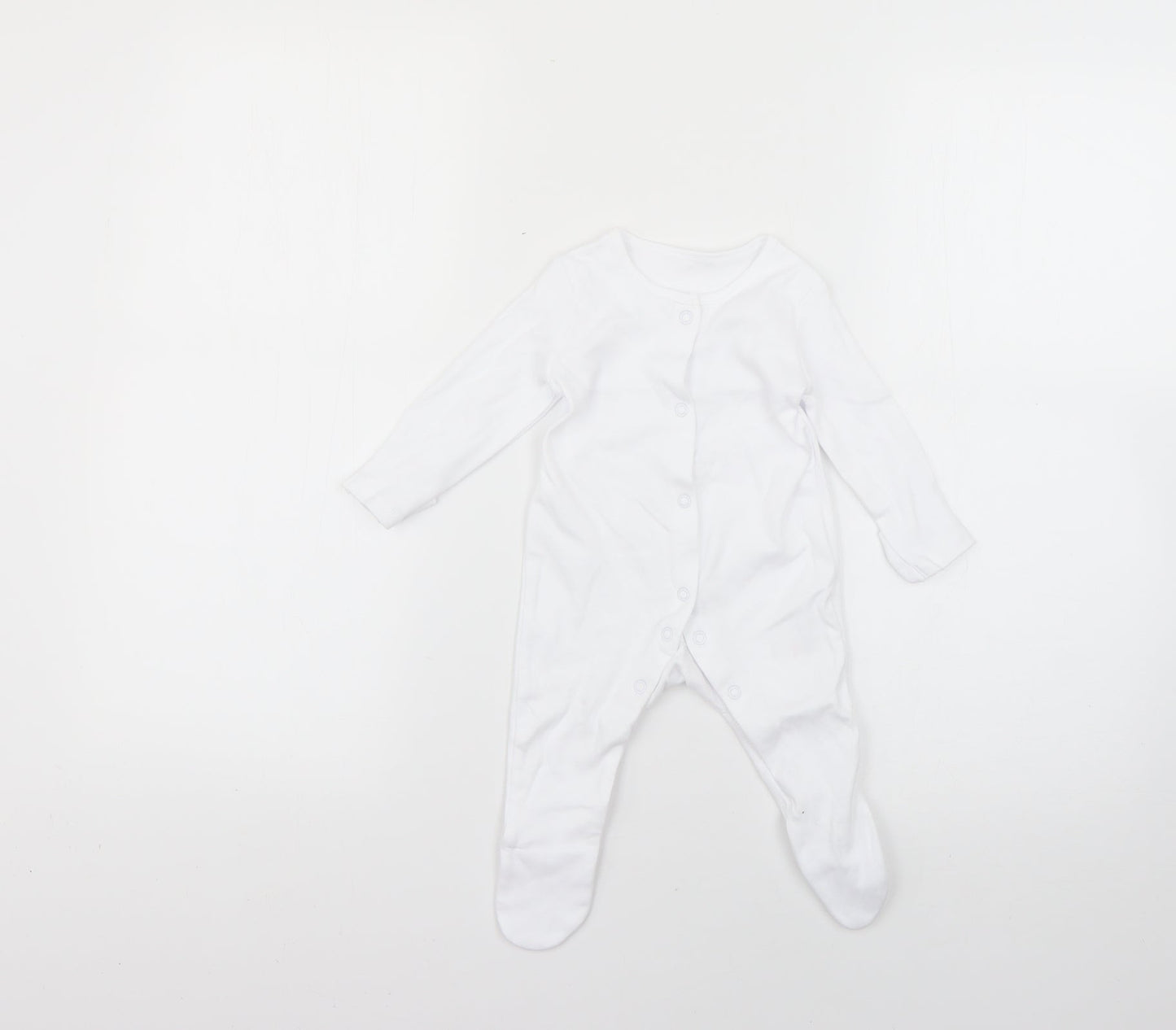 George Baby White   Babygrow One-Piece Size 0-3 Months