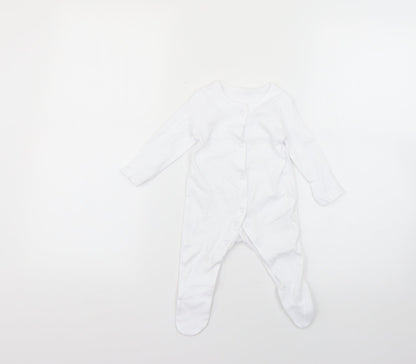 George Baby White   Babygrow One-Piece Size 0-3 Months