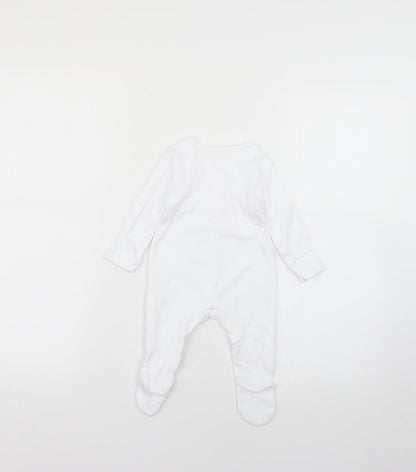 George Baby White   Babygrow One-Piece Size 0-3 Months