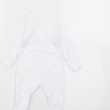 George Baby White   Babygrow One-Piece Size 0-3 Months