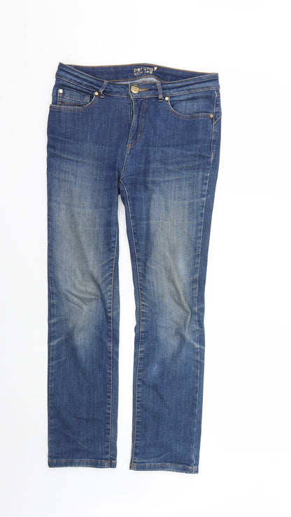 Marks and Spencer Womens Blue   Skinny Jeans Size 8 L26 in