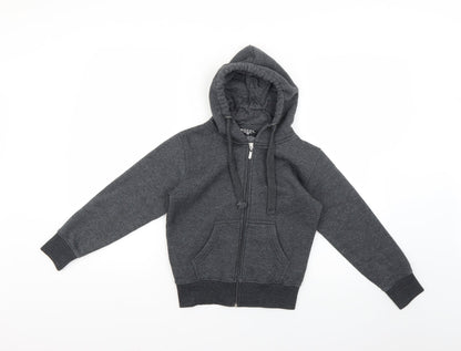 boogy london Boys Grey   Full Zip Hoodie Size 7-8 Years