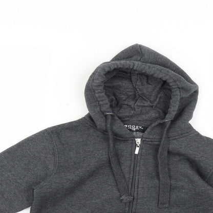 boogy london Boys Grey   Full Zip Hoodie Size 7-8 Years