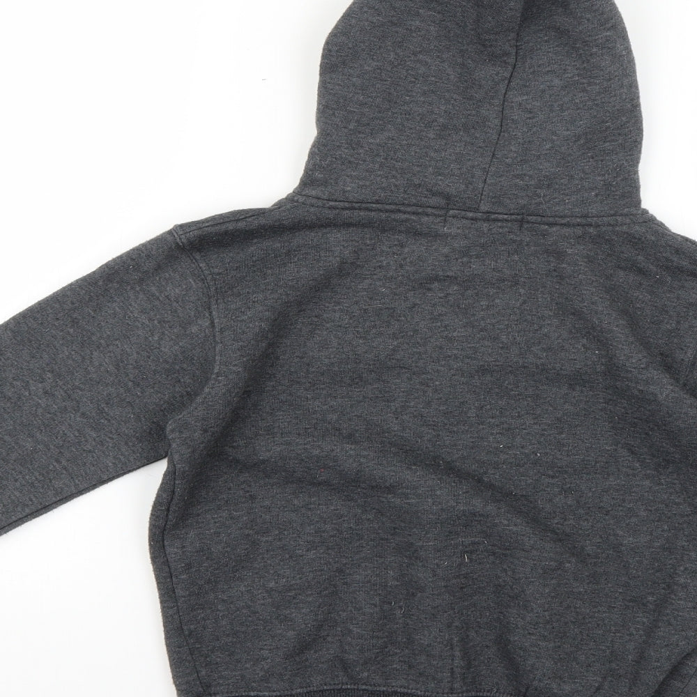 boogy london Boys Grey   Full Zip Hoodie Size 7-8 Years