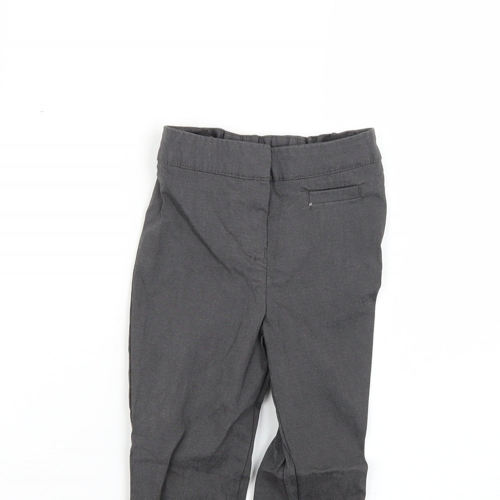 George Girls Grey   Chino Trousers Size 3-4 Years - school wear