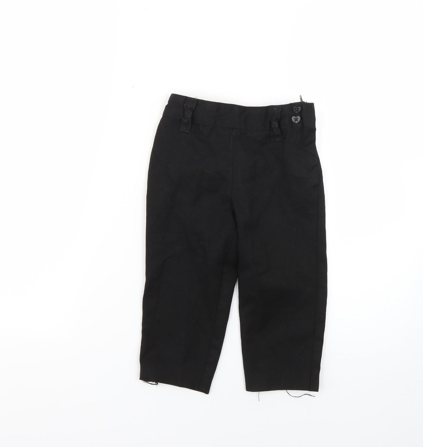 lilly&dan Girls Grey   Cropped Trousers Size 3-4 Years - school wear
