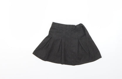 back to school Girls Grey Ikat  Flare Skirt Size 3-4 Years - school wear