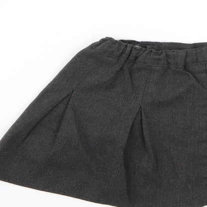 back to school Girls Grey Ikat  Flare Skirt Size 3-4 Years - school wear