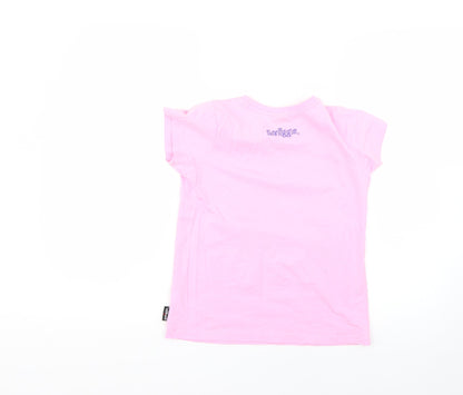 Smiggle Girls Pink   Basic T-Shirt Size M