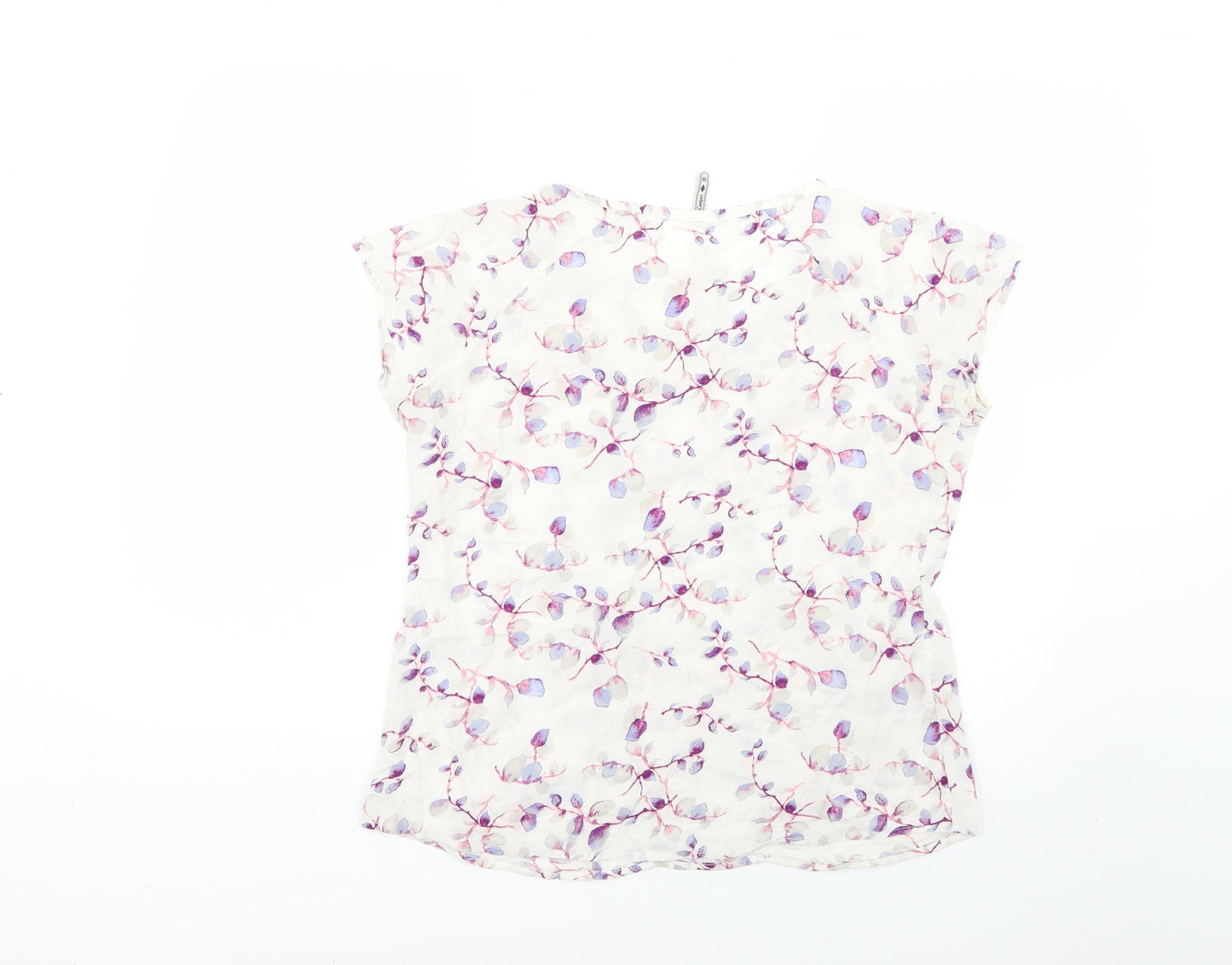 Womens UK Size M Lee Cooper White Basic Blouse