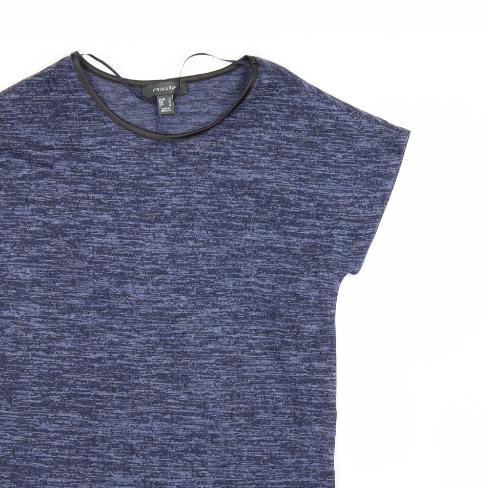 Primark Womens Blue   Basic T-Shirt Size 6