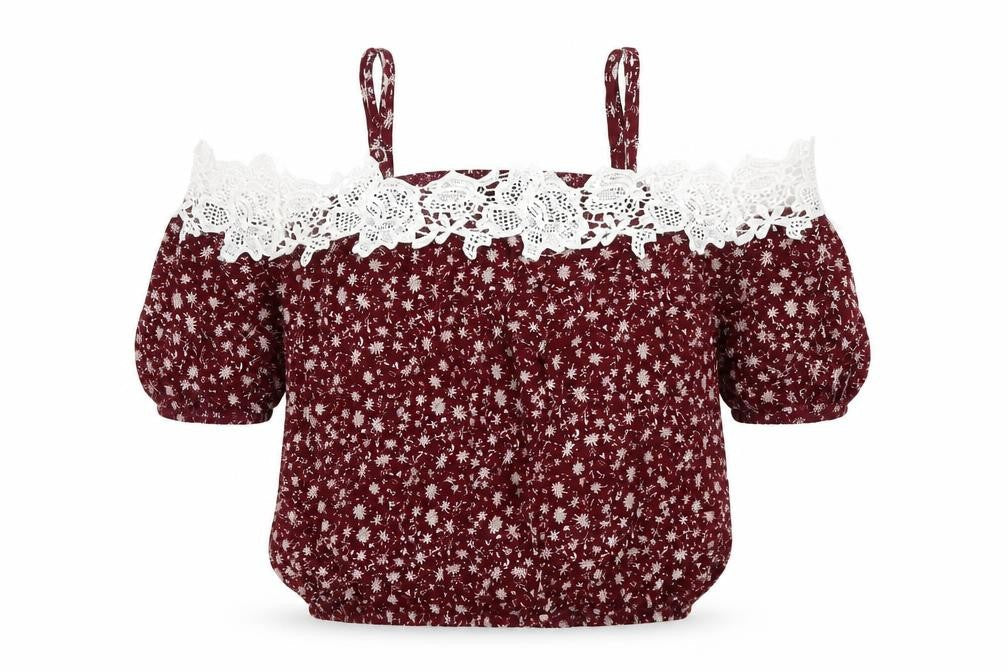 Womens UK Size 8 Boohoo Red Basic Blouse