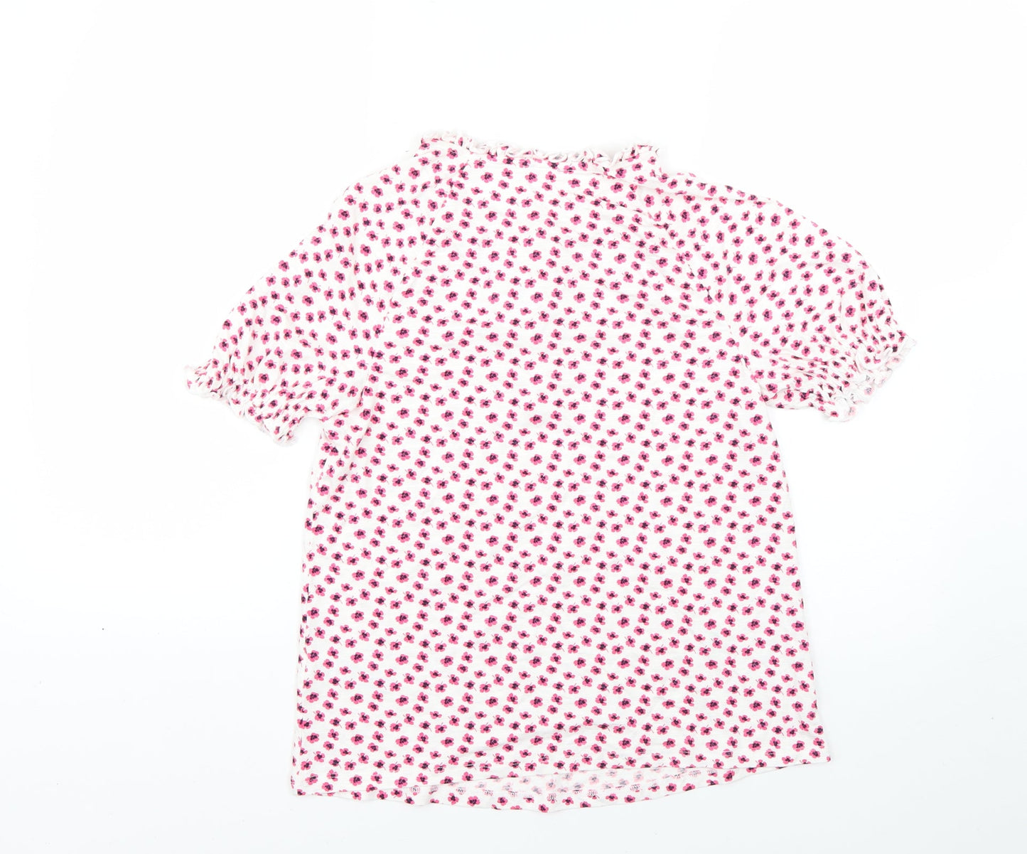 Womens UK Size 8 Marks and Spencer Multicoloured Basic T-Shirt