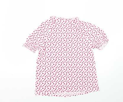 Womens UK Size 8 Marks and Spencer Multicoloured Basic T-Shirt