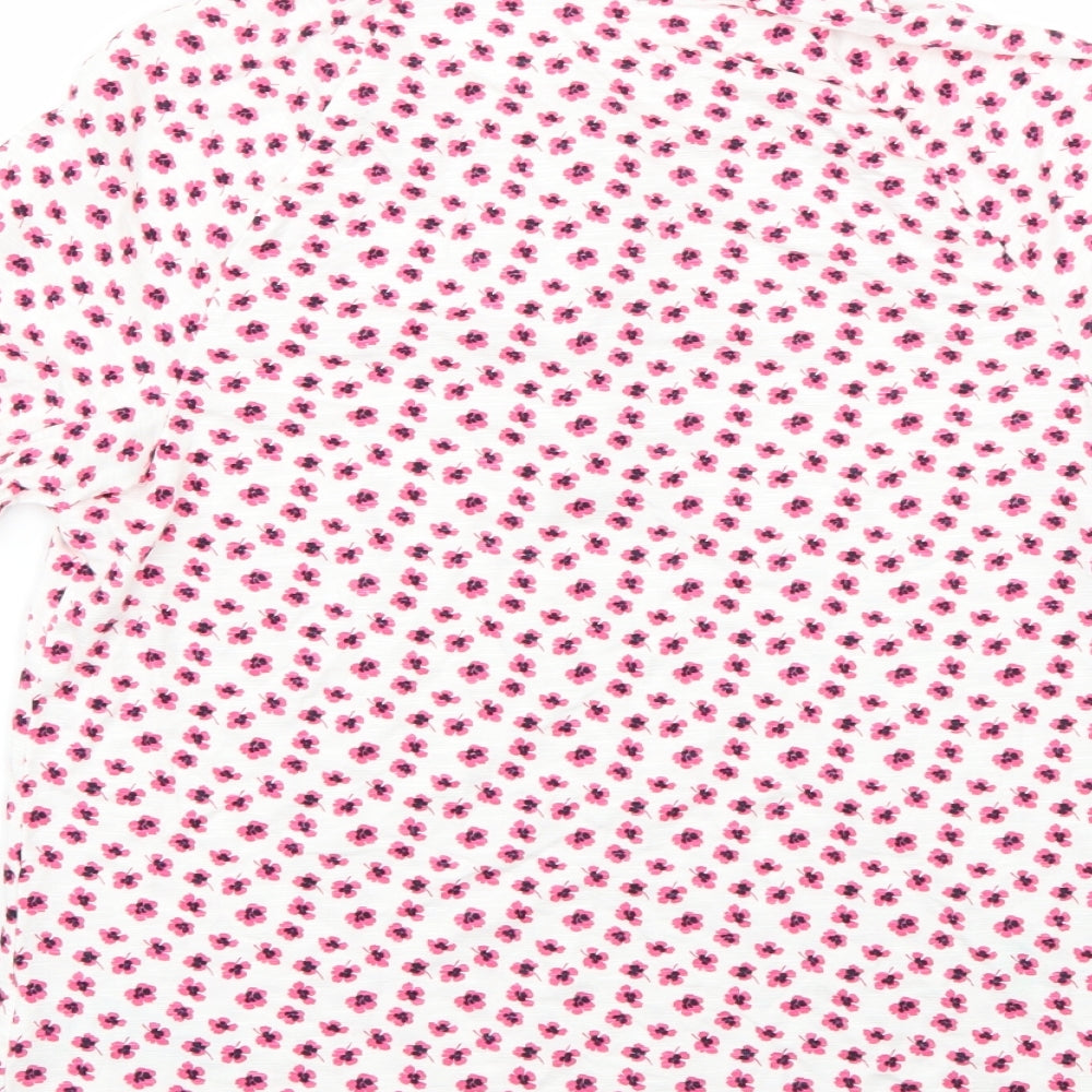 Womens UK Size 8 Marks and Spencer Multicoloured Basic T-Shirt