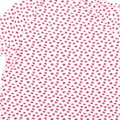 Womens UK Size 8 Marks and Spencer Multicoloured Basic T-Shirt