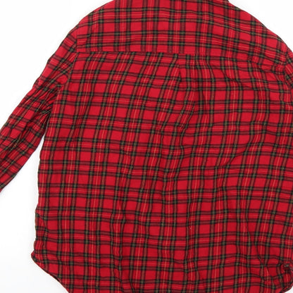 Mens UK Size 34 H&M Multicoloured  Button-Up Long Sleeve Casual Shirt