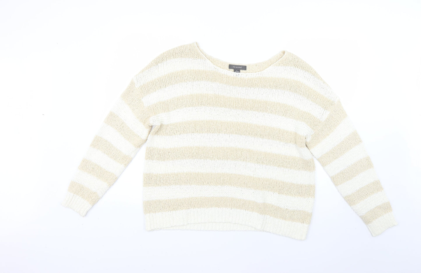 Primark Womens Multicoloured Striped  Pullover Jumper Size 18