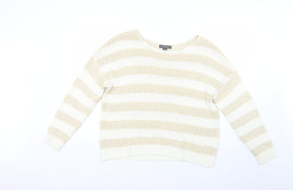 Primark Womens Multicoloured Striped  Pullover Jumper Size 18