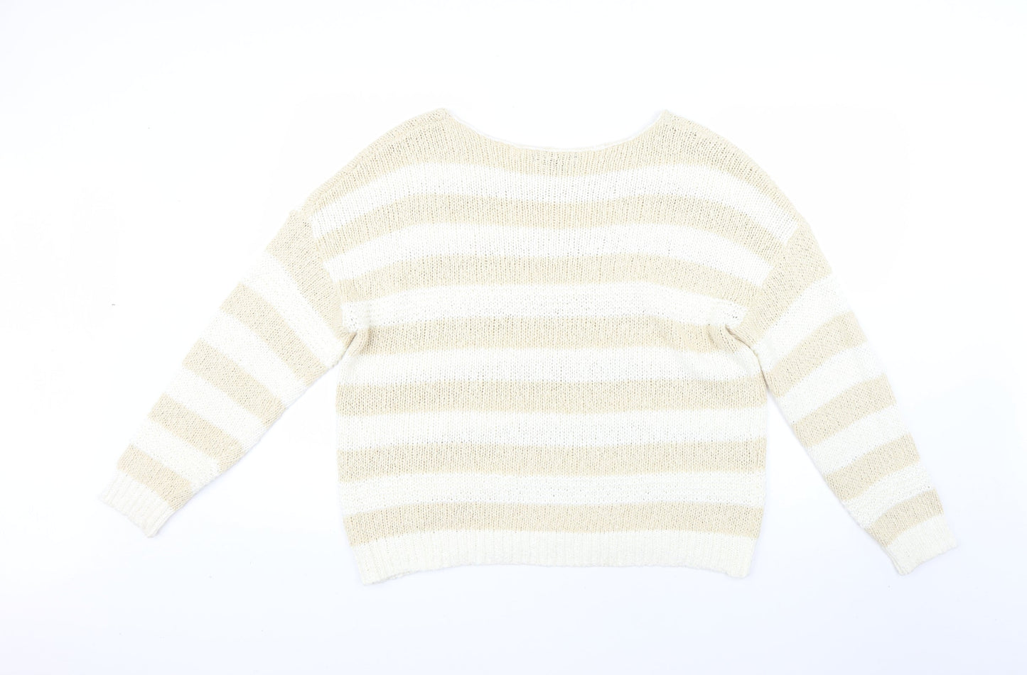 Primark Womens Multicoloured Striped  Pullover Jumper Size 18