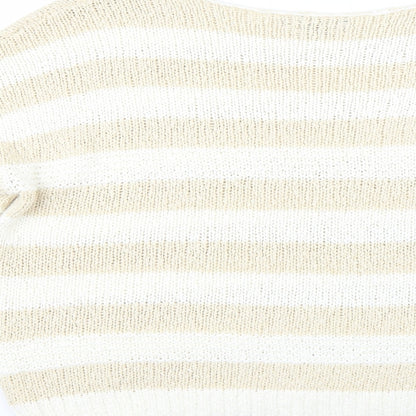 Primark Womens Multicoloured Striped  Pullover Jumper Size 18