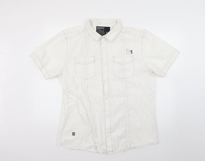 urban spirit Mens White    Button-Up Size XL