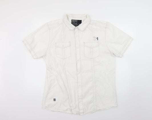 urban spirit Mens White    Button-Up Size XL